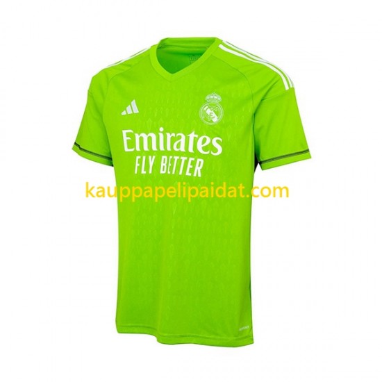 Real Madrid Maalivahdin Koti Fanipelipaita (Miehet) 2023-2024 Lyhythihainen