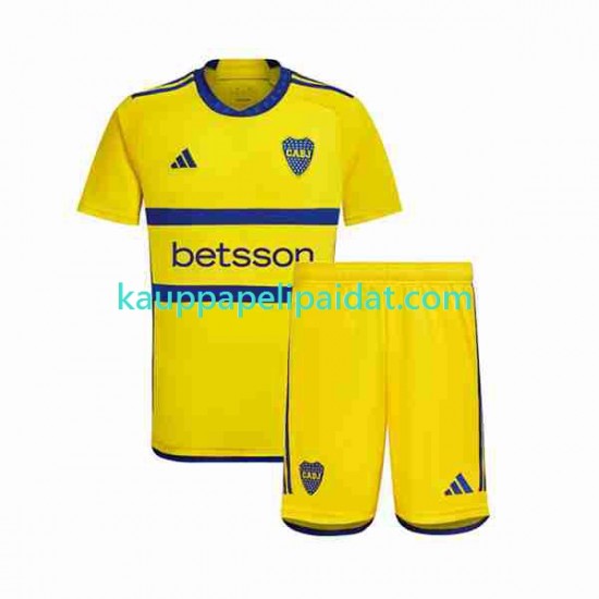 Boca Juniors Vieras Fanipelipaita (Lasten) 2023-2024 Lyhythihainen Boca Juniors Vieras Fanipelipaita (Lasten) 2023-2024 Lyhythihainen