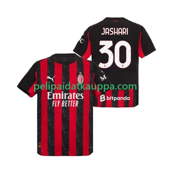 AC Milan Ardon Jashari 30 Koti Fanipelipaita (Miehet) 2025-2026 Lyhythihainen