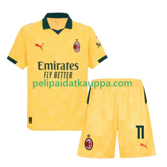 AC Milan Christian Pulisic 11 Kolmas Fanipelipaita (Lasten) 2025-2026 Lyhythihainen