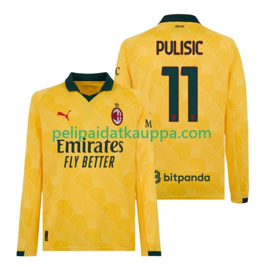 AC Milan Christian Pulisic 11 Kolmas Fanipelipaita (Miehet) 2025-2026 Pitkähihainen