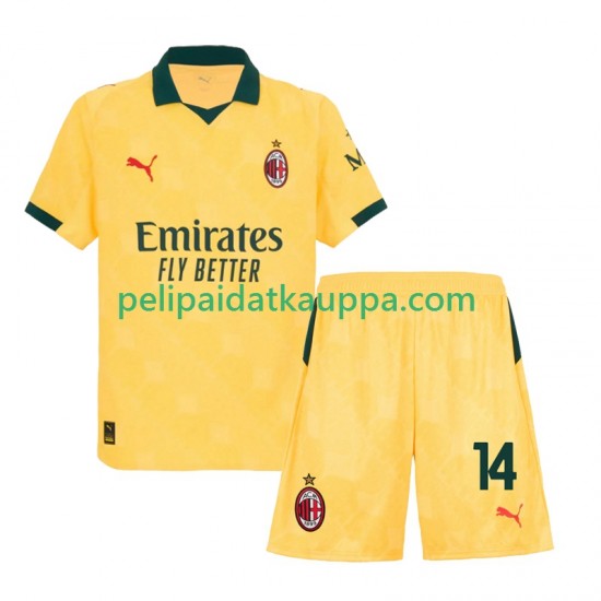 AC Milan Modrić Luca 14 Kolmas Fanipelipaita (Lasten) 2025-2026 Lyhythihainen