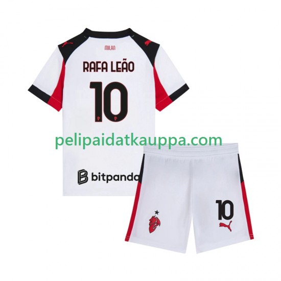 AC Milan Rafael Leao 10 Vieras Fanipelipaita (Lasten) 2025-2026 Lyhythihainen