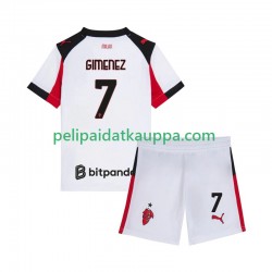 AC Milan Santiago Gimenez 7 Vieras Fanipelipaita (Lasten) 2025-2026 Lyhythihainen