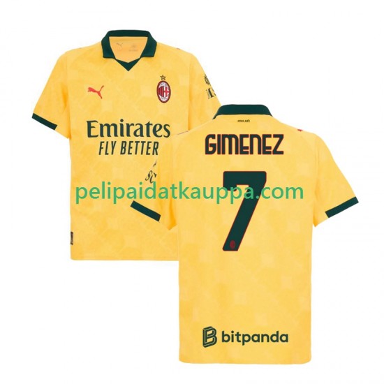AC Milan Santiago Gimenez 7 Kolmas Fanipelipaita (Miehet) 2025-2026 Lyhythihainen