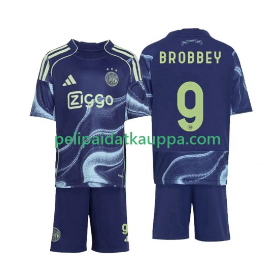 AFC Ajax Brian Brobbey 9 Vieras Fanipelipaita (Lasten) 2025-2026 Lyhythihainen