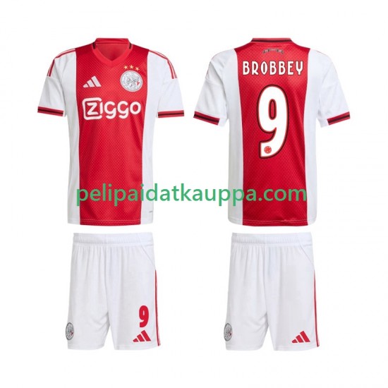AFC Ajax Brian Brobbey 9 Koti Fanipelipaita (Lasten) 2025-2026 Lyhythihainen AFC Ajax Brian Brobbey 9 Koti Fanipelipaita (Lasten) 2025-2026 Lyhythihainen