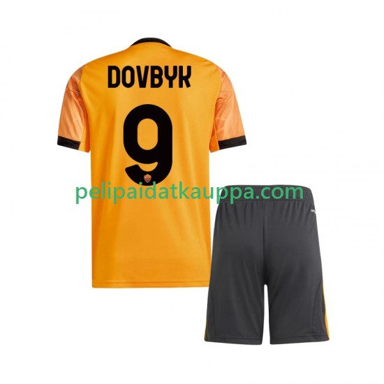 AS Roma Artem Dovbyk 9 Vieras Fanipelipaita (Lasten) 2025-2026 Lyhythihainen
