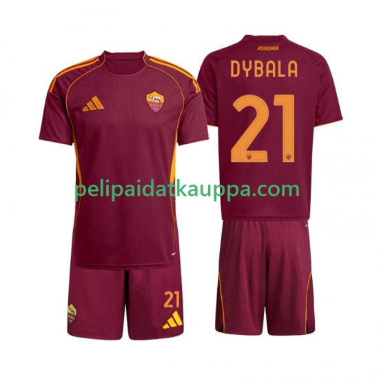 AS Roma Dybala 21 Koti Fanipelipaita (Lasten) 2025-2026 Lyhythihainen