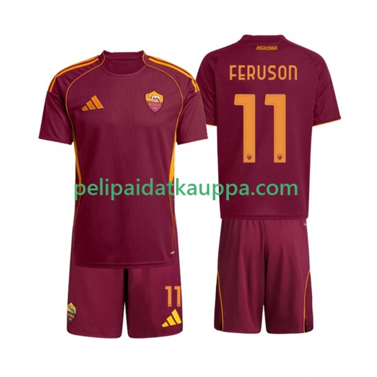 AS Roma Evan Ferguson 11 Koti Fanipelipaita (Lasten) 2025-2026 Lyhythihainen