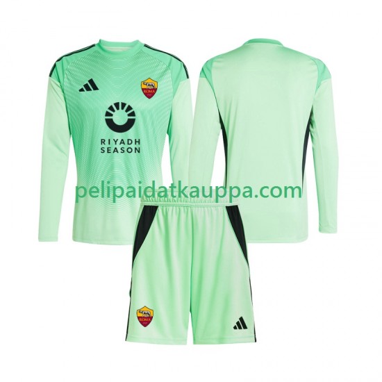 AS Roma Maalivahdin Vieras Neljäs Fanipelipaita (Lasten) 2025-2026 Pitkähihainen