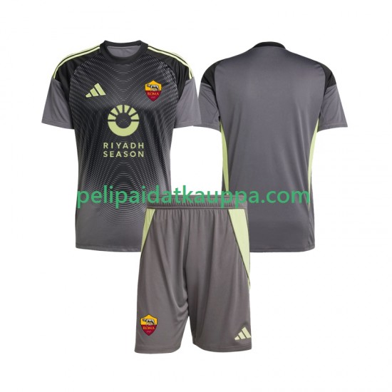 AS Roma Maalivahdin Koti Fanipelipaita (Lasten) 2025-2026 Lyhythihainen