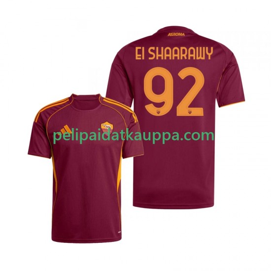 AS Roma Stephan El Shaarawy 92 Koti Fanipelipaita (Miehet) 2025-2026 Lyhythihainen