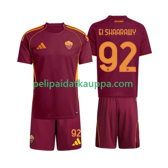 AS Roma Stephan El Shaarawy 92 Koti Fanipelipaita (Lasten) 2025-2026 Lyhythihainen