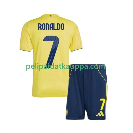 Al Nassr Cristiano Ronaldo 7 Koti Fanipelipaita (Lasten) 2025-2026 Lyhythihainen