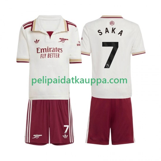 Arsenal Bukayo Saka 7 Kolmas Fanipelipaita (Lasten) 2025-2026 Lyhythihainen