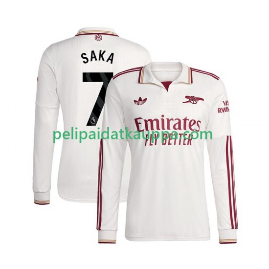 Arsenal Bukayo Saka 7 Kolmas Fanipelipaita (Miehet) 2025-2026 Pitkähihainen