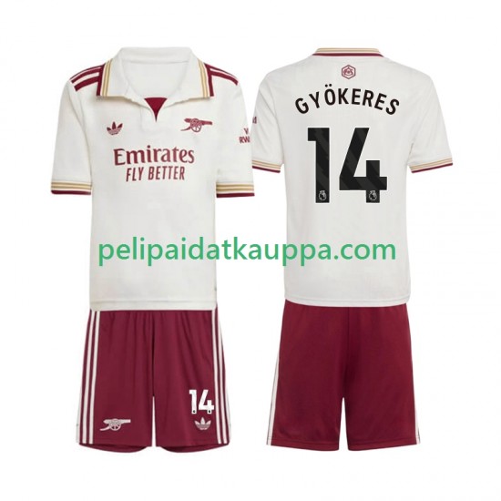 Arsenal Viktor Gyokeres 14 Kolmas Fanipelipaita (Lasten) 2025-2026 Lyhythihainen