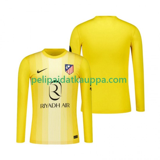 Atlético Madrid Maalivahdin Koti Fanipelipaita (Miehet) 2025-2026 Pitkähihainen