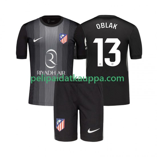 Atlético Madrid Jan Oblak 13 Maalivahdin Vieras Fanipelipaita (Lasten) 2025-2026 Lyhythihainen