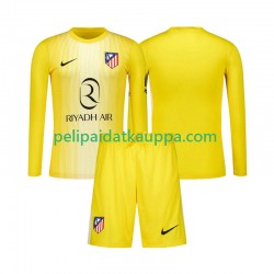 Atlético Madrid Maalivahdin Koti Fanipelipaita (Lasten) 2025-2026 Pitkähihainen
