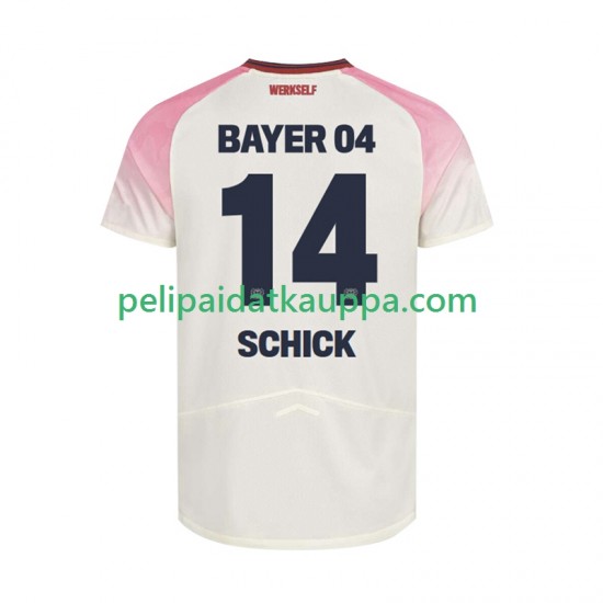 Bayer 04 Leverkusen Patrik Schick 14 Vieras Fanipelipaita (Miehet) 2025-2026 Lyhythihainen