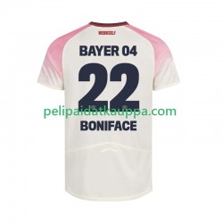 Bayer 04 Leverkusen Victor Boniface 22 Vieras Fanipelipaita (Miehet) 2025-2026 Lyhythihainen