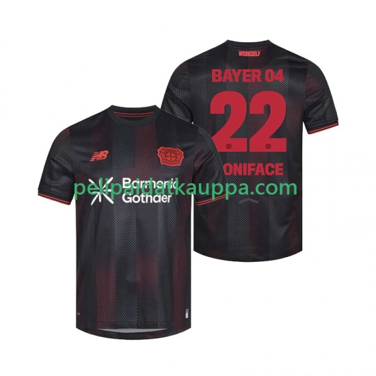 Bayer 04 Leverkusen Victor Boniface 22 Koti Fanipelipaita (Miehet) 2025-2026 Lyhythihainen