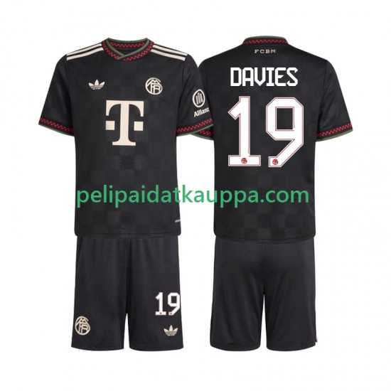 FC Bayern München Alphonso Davies 19 Kolmas Fanipelipaita (Lasten) 2025-2026 Lyhythihainen