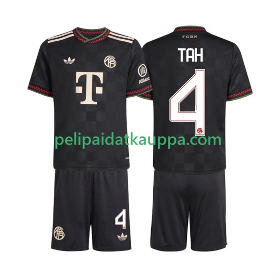FC Bayern München Jonathan Tah 4 Kolmas Fanipelipaita (Lasten) 2025-2026 Lyhythihainen