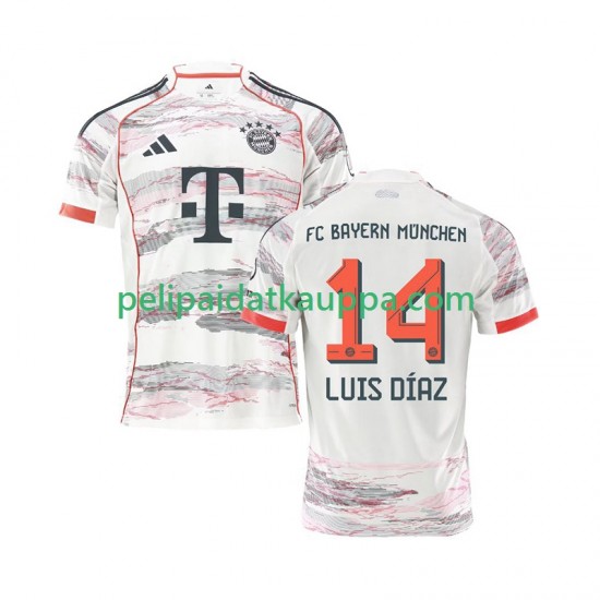 FC Bayern München Luis Diaz 14 Vieras Fanipelipaita (Miehet) 2025-2026 Lyhythihainen