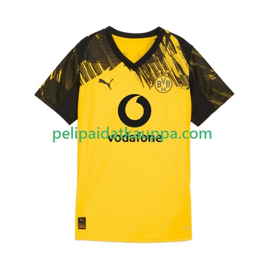 Borussia Dortmund Koti Fanipelipaita (Miehet) 2025-2026 Lyhythihainen