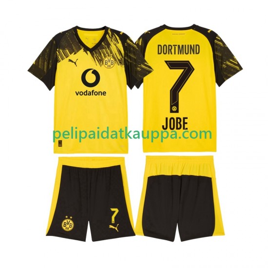 Borussia Dortmund Jobe Bellingham 7 Koti Fanipelipaita (Lasten) 2025-2026 Lyhythihainen