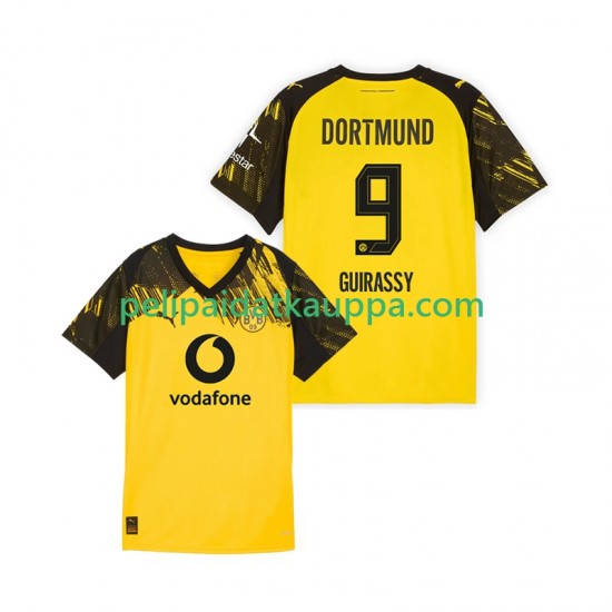 Borussia Dortmund Serhou Guirassy 9 Koti Fanipelipaita (Miehet) 2025-2026 Lyhythihainen