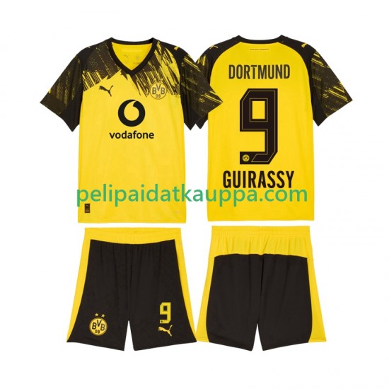 Borussia Dortmund Serhou Guirassy 9 Koti Fanipelipaita (Lasten) 2025-2026 Lyhythihainen