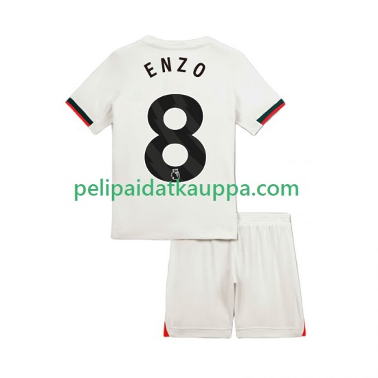 Chelsea Enzo Fernandez 8 Vieras Fanipelipaita (Lasten) 2025-2026 Lyhythihainen