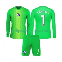 Chelsea Robert Sanchez 1 Maalivahdin Vieras Fanipelipaita (Lasten) 2025-2026 Pitkähihainen