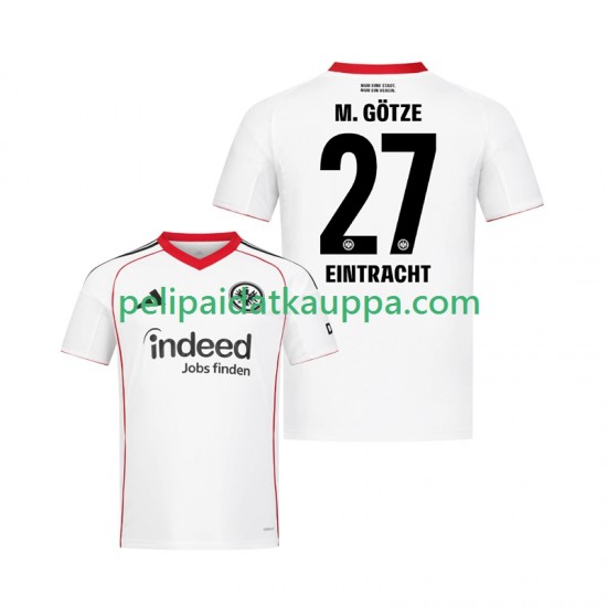 Eintracht Frankfurt Mario Gotze 27 Vieras Fanipelipaita (Miehet) 2025-2026 Lyhythihainen