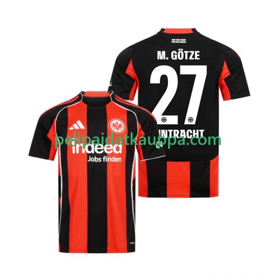Eintracht Frankfurt Mario Gotze 27 Koti Fanipelipaita (Miehet) 2025-2026 Lyhythihainen