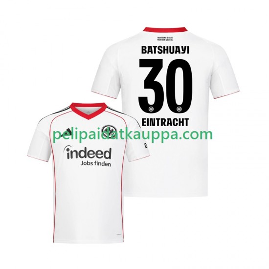 Eintracht Frankfurt Michy Batshuayi 30 Vieras Fanipelipaita (Miehet) 2025-2026 Lyhythihainen