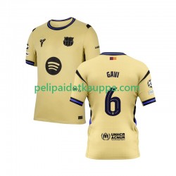 FC Barcelona Gavi 6 Champions League Vieras Fanipelipaita (Miehet) 2025-2026 Lyhythihainen
