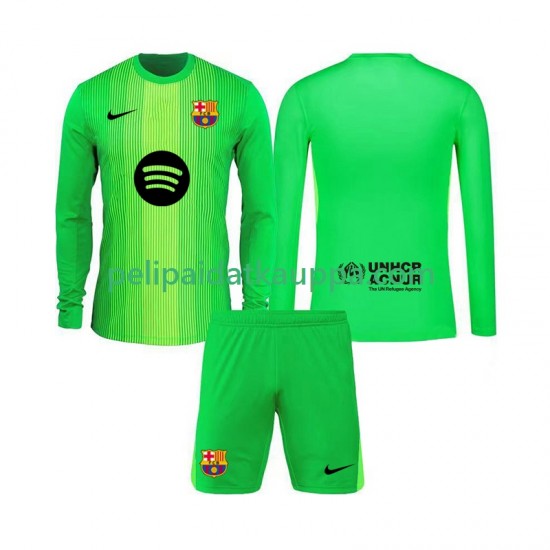 FC Barcelona Maalivahdin Koti Fanipelipaita (Lasten) 2025-2026 Pitkähihainen