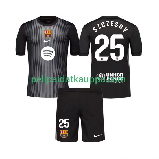 FC Barcelona Szczesny 25 Maalivahdin Kolmas Fanipelipaita (Lasten) 2025-2026 Lyhythihainen