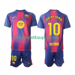 FC Barcelona Lamine Yamal 10 Koti Fanipelipaita (Lasten) 2025-2026 Lyhythihainen