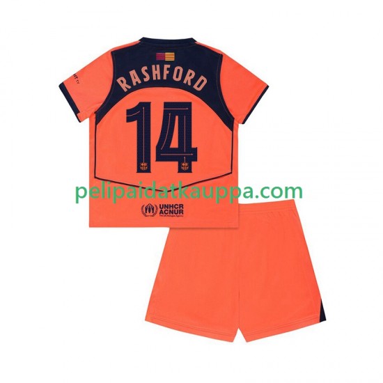 FC Barcelona Marcus Rashford 14 UCL Kolmas Fanipelipaita (Lasten) 2025-2026 Lyhythihainen FC Barcelona Marcus Rashford 14 UCL Kolmas Fanipelipaita (Lasten) 2025-2026 Lyhythihainen