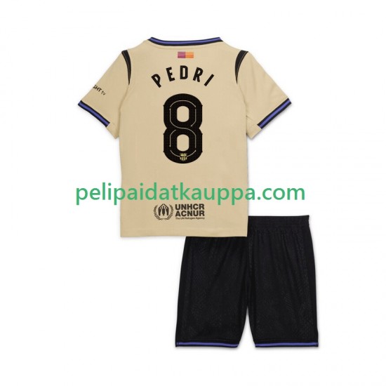 FC Barcelona Pedri 8 UCL Vieras Fanipelipaita (Lasten) 2025-2026 Lyhythihainen