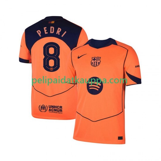 FC Barcelona Pedri 8 UCL Kolmas Fanipelipaita (Miehet) 2025-2026 Lyhythihainen FC Barcelona Pedri 8 UCL Kolmas Fanipelipaita (Miehet) 2025-2026 Lyhythihainen