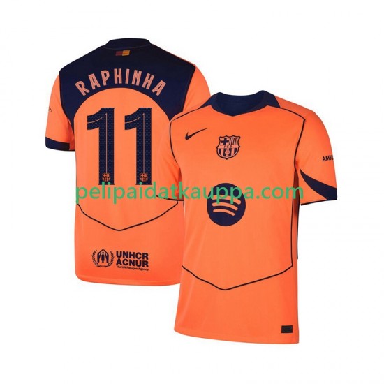 FC Barcelona Raphinha 11 Champions League Kolmas Fanipelipaita (Miehet) 2025-2026 Lyhythihainen