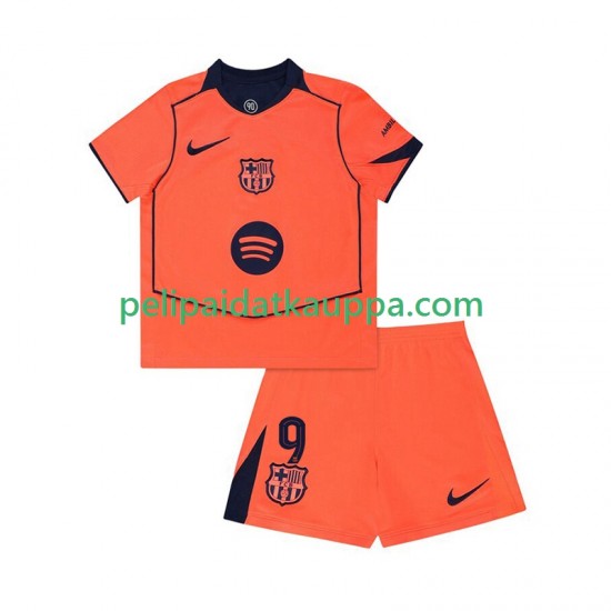 FC Barcelona Robert Lewandowski 9 UCL Kolmas Fanipelipaita (Lasten) 2025-2026 Lyhythihainen
