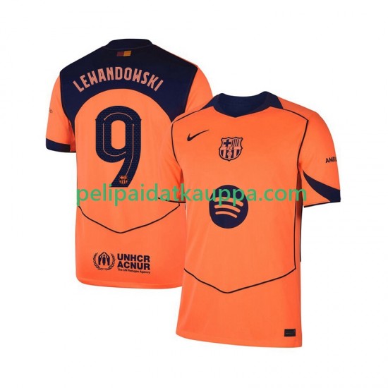 FC Barcelona Robert Lewandowski 9 UCL Kolmas Fanipelipaita (Miehet) 2025-2026 Lyhythihainen